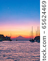 Mt. Fuji evening view from the sea (Kanagawa Miura Peninsula) 65624469