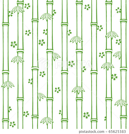 Japanese bamboo pattern illustration 65625383