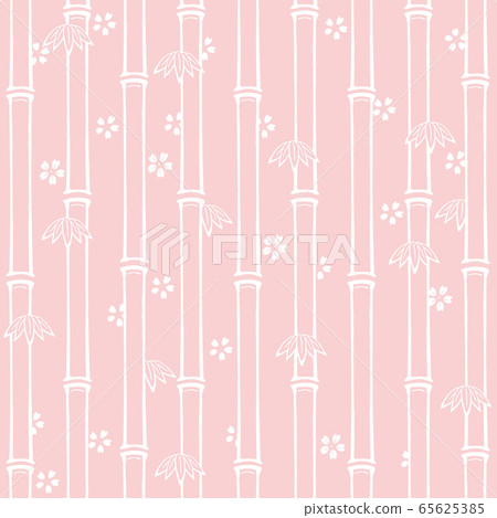 Japanese bamboo pattern illustration 65625385