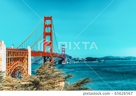 Panorama of the Gold Gate Bridge and the other 65626567