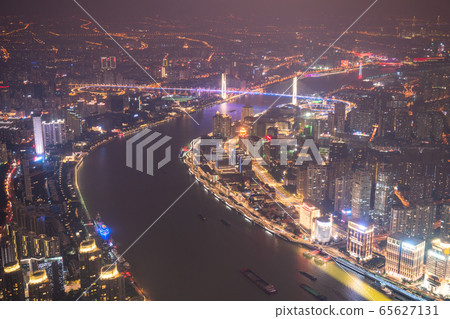 "Shanghai" Night view of Nampo Bridge "Shanghai" Night view of Nampo Bridge 65627131
