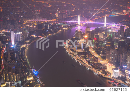 南浦大橋的“上海”夜景 南浦大橋的“上海”夜景 65627133