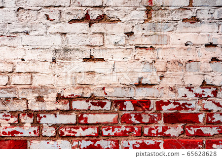 Texture of a brick wall with cracks  65628628
