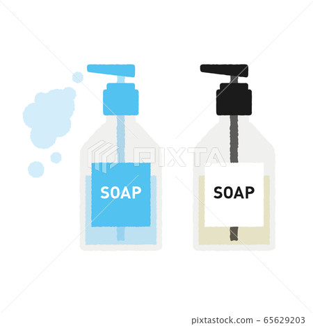 Liquid soap vector illustration Liquid soap vector illustration 65629203