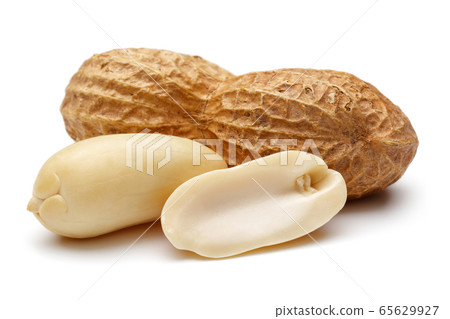 Peanut isolated on white background Peanut isolated on white background 65629927