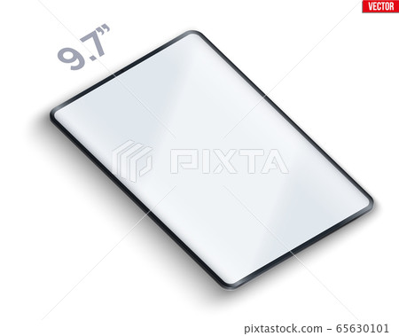 Tablet PC perspective presentation mockup 65630101