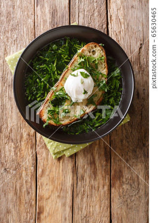 Acorda soup of the Alentejo region of Portugal. It Acorda soup of the Alentejo region of Portugal. It 65630465