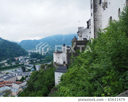 奧地利薩爾茨堡城堡的薩爾茨堡舊城區 65631479