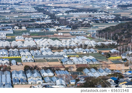 充滿溫室的厚水半島的伊拉格風光 65631548