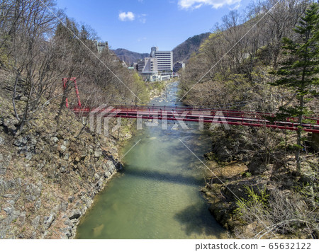 Jozankei Futami Suspension Bridge (Aerial Photography) Jozankei Futami Suspension Bridge (Aerial Photography) 65632122