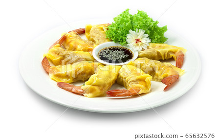 Shrimp Dumplings Chinese Food Asian style Wonton Shrimp Dumplings Chinese Food Asian style Wonton 65632576