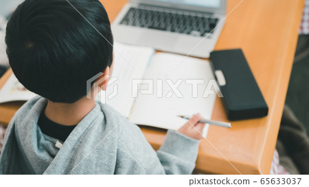 online classes, primary school student, schoolchild 65633037