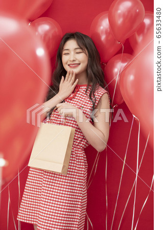派對婦女氣球紅色 派對婦女氣球紅色 65633480