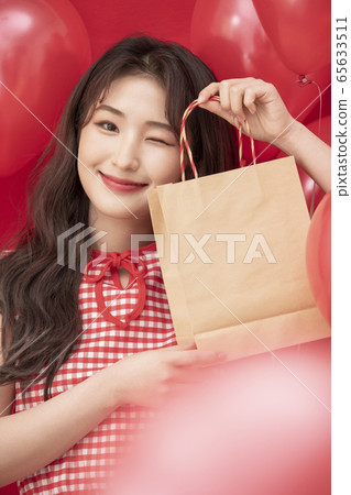 派對婦女氣球紅色 派對婦女氣球紅色 65633511