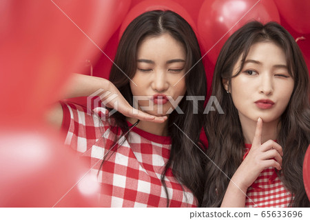 派對婦女氣球紅色 派對婦女氣球紅色 65633696