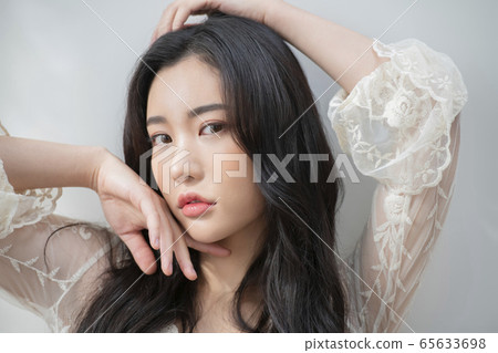 Beauty, girl, white 65633698