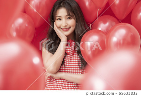派對婦女氣球紅色 派對婦女氣球紅色 65633832