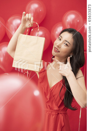 派對婦女氣球紅色 派對婦女氣球紅色 65633873