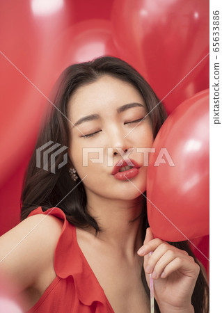 派對婦女氣球紅色 派對婦女氣球紅色 65633886