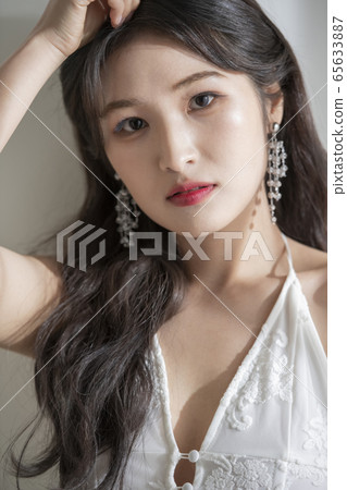 女人，美女，白色，配件 65633887