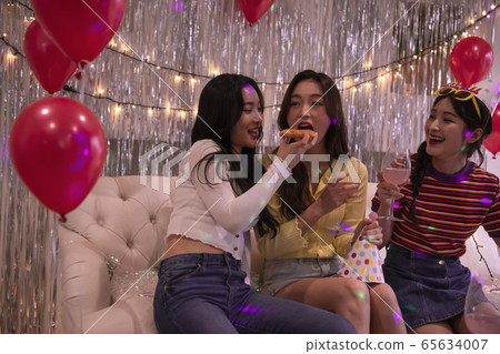 Party, girl, balloon Party, girl, balloon 65634007