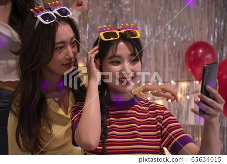 Party, girl, balloon Party, girl, balloon 65634015