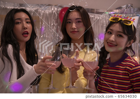 派對女孩氣球 派對女孩氣球 65634030