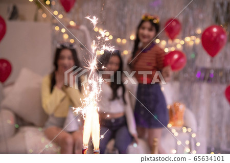 Party, girl, balloon Party, girl, balloon 65634101