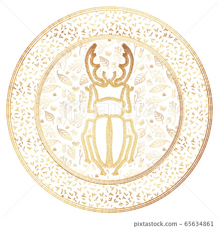 Art deco circle, round border, frame golden Art deco circle, round border, frame golden 65634861