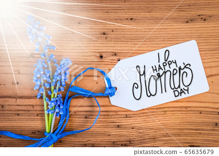 Sunny Hyacinth Flower, Label, Calligraphy Happy Sunny Hyacinth Flower, Label, Calligraphy Happy 65635679