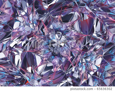 Gemstone or diamond texture closeup and 65636302