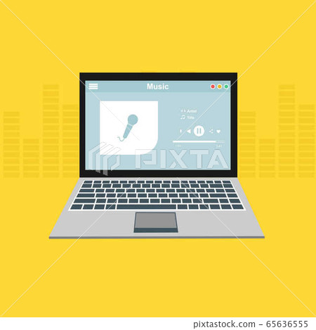 Online modern music player mobile application 65636555