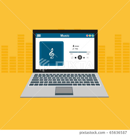 laptop application for online buying, downloading 65636587