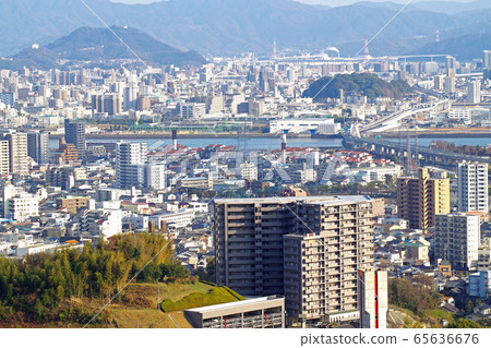View of the cityscape of Hiroshima from Suzugamine View of the cityscape of Hiroshima from Suzugamine 65636676
