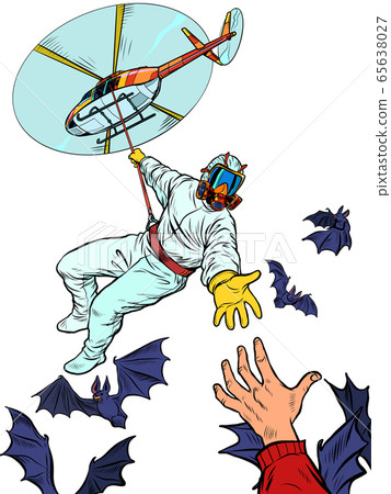 wild animals bats are vectors of infection, the risk of an epidemic 65638027