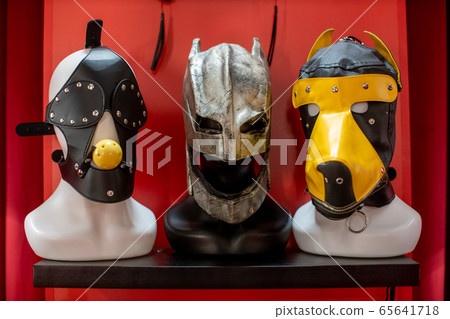 BDSM masks for men. Concept of sexual domination and bondage BDSM masks for men. Concept of sexual domination and bondage 65641718