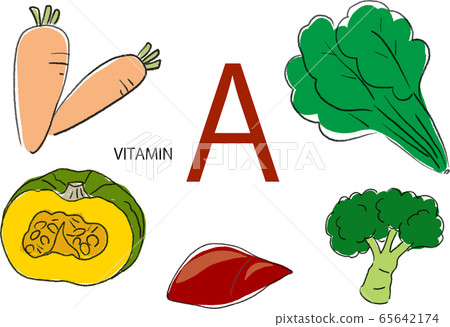 維生素A成分矢量集 65642174