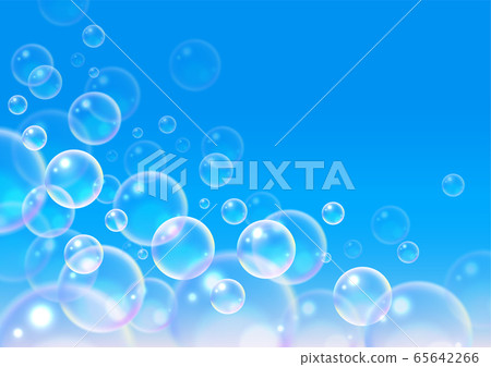 Blue sky image bubble background material. Blue sky image bubble background material. 65642266