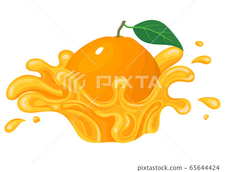 Fresh bright orange, mandarin or tagerine juice Fresh bright orange, mandarin or tagerine juice 65644424