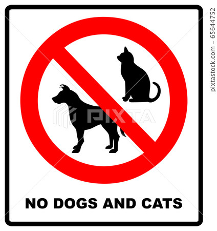 no pets allowed sign. round red no pets vector isolated illustration no pets allowed sign. round red no pets vector isolated illustration 65644752