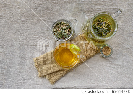 Refreshing and enjoy with A cup of lemongrass 65644788