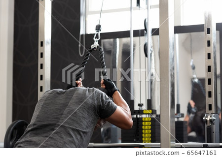 Men training in the gym Men training in the gym 65647161