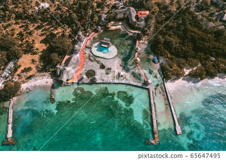 Tintinpan and isla Mucura in San Bernardo Islands, on Colombia's Caribbean Coast Tintinpan and isla Mucura in San Bernardo Islands, on Colombia's Caribbean Coast 65647495