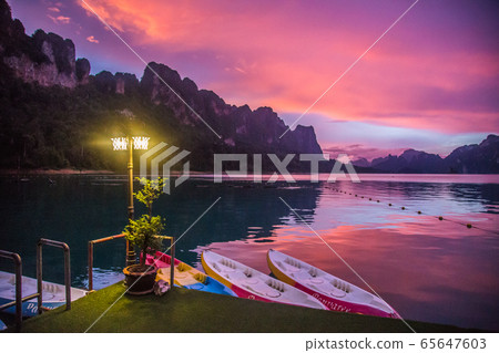 Khao Sok national park views in Thailand 65647603
