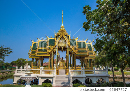 Temples in Ancient City Muang Boran in Bangkok Thailand Temples in Ancient City Muang Boran in Bangkok Thailand 65647727