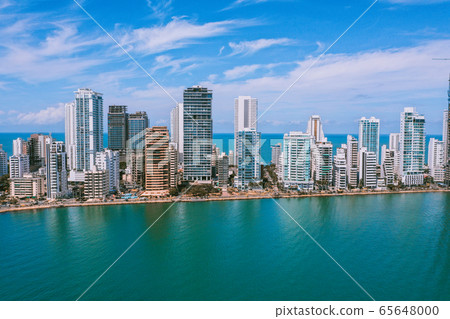 Aerial view of Cartagena Bocagrande 65648000