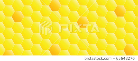 yellow abstract honeycomb background 65648276