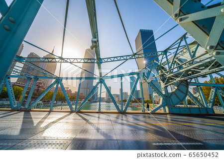 Jiefang Bridge in Tianjin 65650452