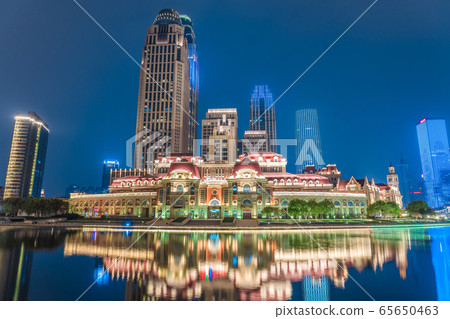 View of traditional buildings along the River Hai View of traditional buildings along the River Hai 65650463