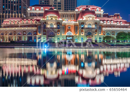 European style buildings along the Hai River European style buildings along the Hai River 65650464